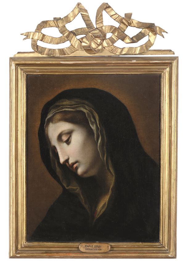 Carlo Dolci - Carlo Dolci (Firenze 1616-1686), attribuito a Vergine Maria