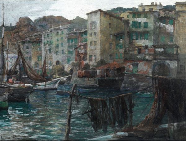 Romolo Pergola (1890-1960) Porto di Camogli