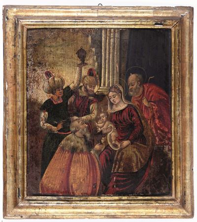 Scuola Veneto-cretese del XVII Secoloadorazione dei Magi