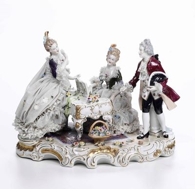 Gruppo Galante al Pianoforte Germania, Turingia, XX Secolo