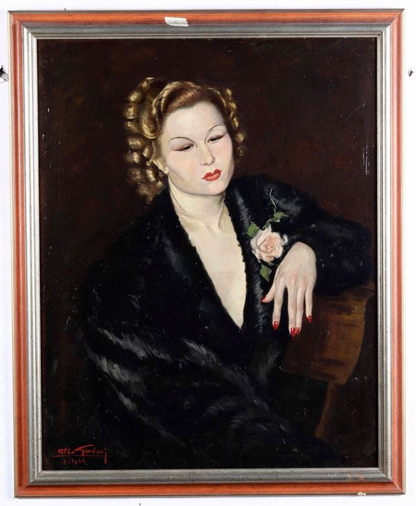 Aldo Giordani Ritratto di donna, 1942