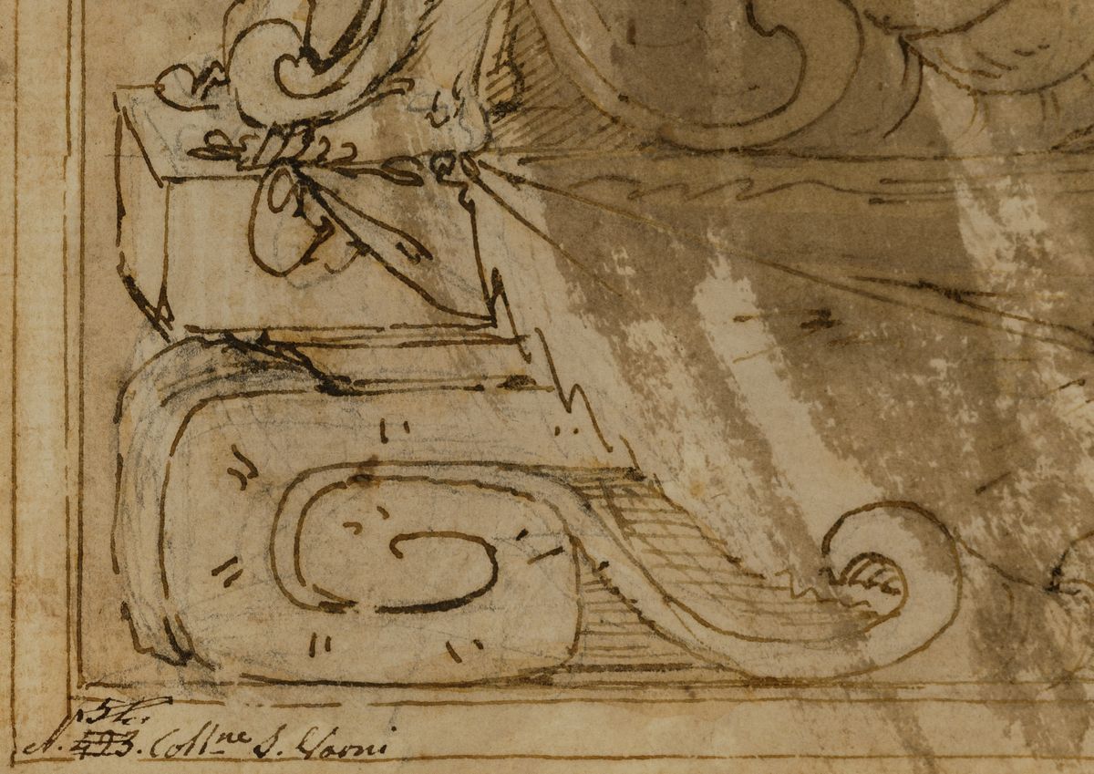 Luca Cambiaso (moneglia 1527 - Madrid El Escorial 1585), Scuola Distudio di Regina e Architetture...