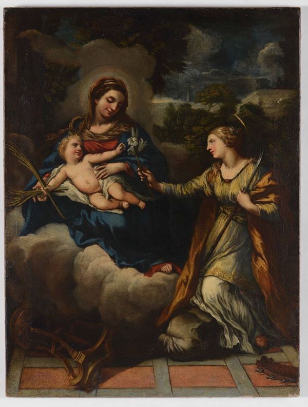 Madonna con Bambino e Santa Caterina