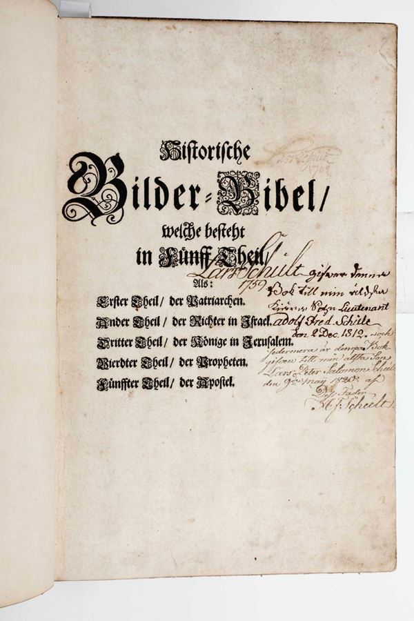 Kraus, Johann-Ulrich - Kraus, Johann-Ulrich Historische Bilder Bibel...In Augsburg, 1700
