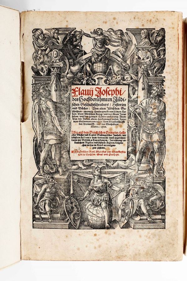 Flavij Josephi Flavij Josephi...Historien und Bucher...Strassburg, Theodosium Rihel,1590