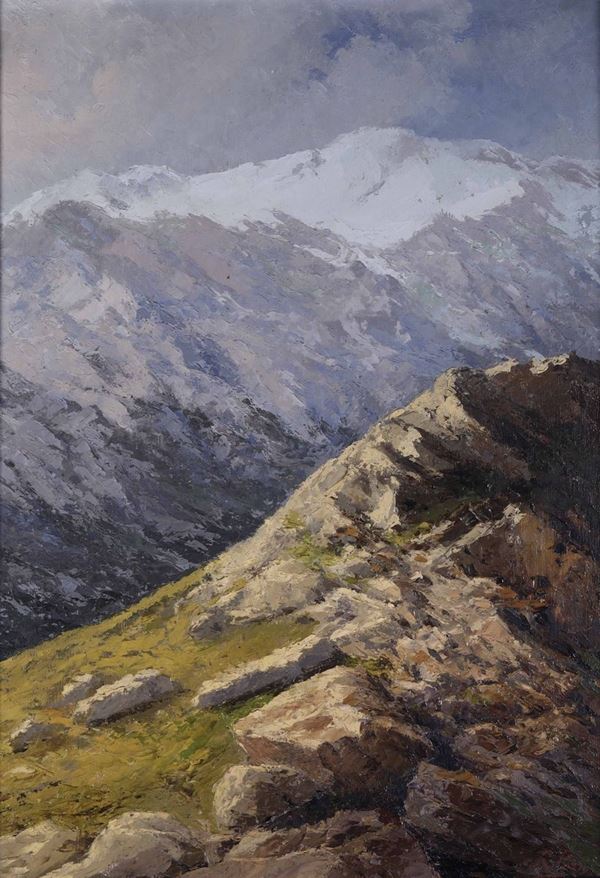 Ruggero Pazzi (1927) Paesaggio montano