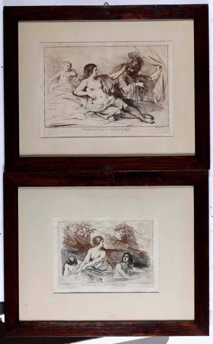 Guercino : Coppia di incisioni da Guercino  - Auction Antiques | Cambi Time - Cambi Casa d'Aste