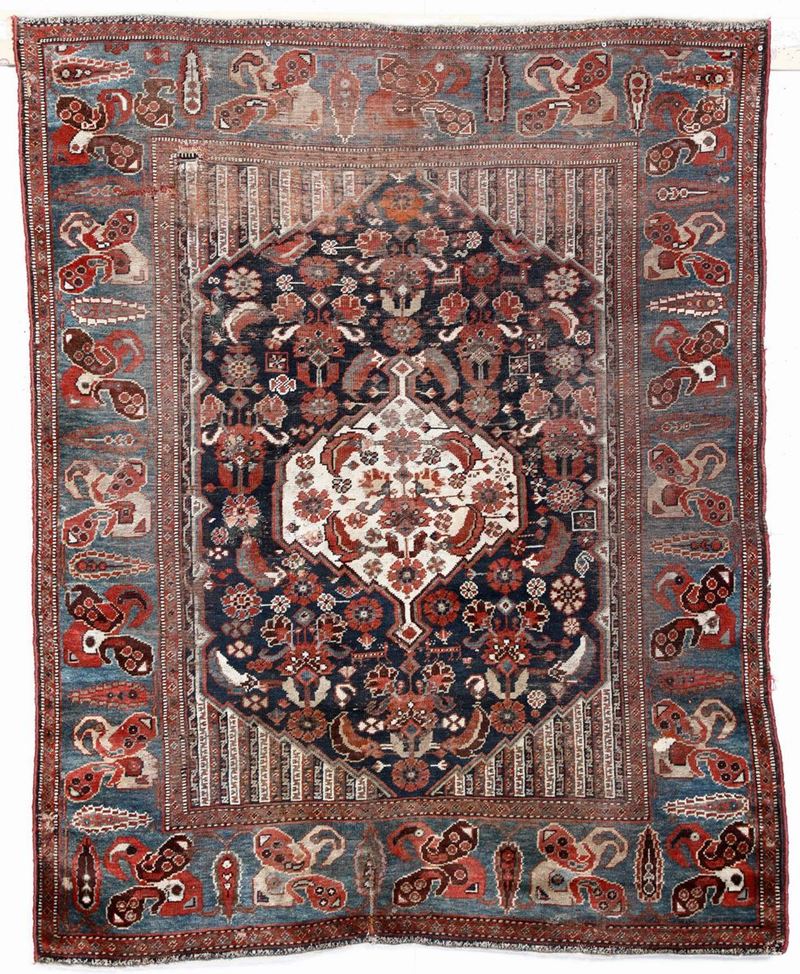 Tappeto Khamse, sud Persia fine xIX secolo  - Asta Tappeti | Cambi Time - Cambi Casa d'Aste