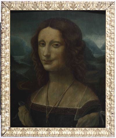 Scuola Leonardesca, XIX Secolo Ritratto di Giovane Donna