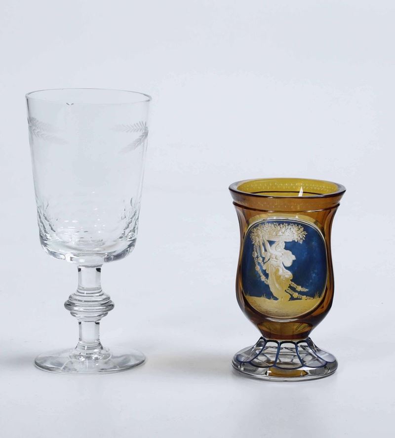 Un calice Boemia XIX secolo  - Auction Ceramics | Timed Auction - Cambi Casa d'Aste