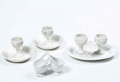Lotto di Oggetti in Terraglia e Maiolica.