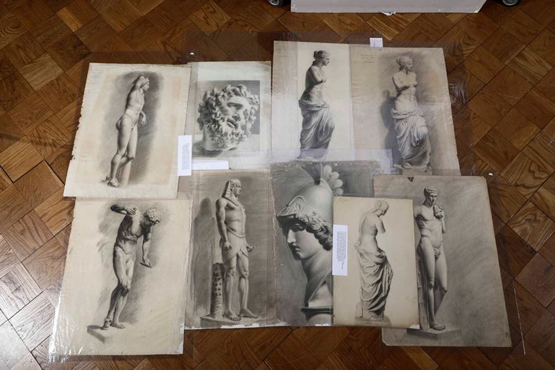 Nove grandi disegni accademici  - Auction Antique February | Cambi Time - Cambi Casa d'Aste
