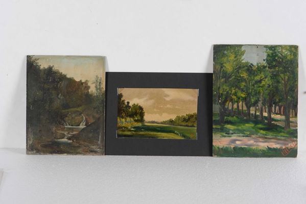 Cinque paesaggi del XIX-XX secolo