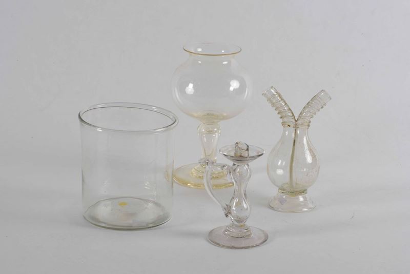 Quattro vetri soffiati, XIX secolo  - Auction Antique February | Cambi Time - Cambi Casa d'Aste