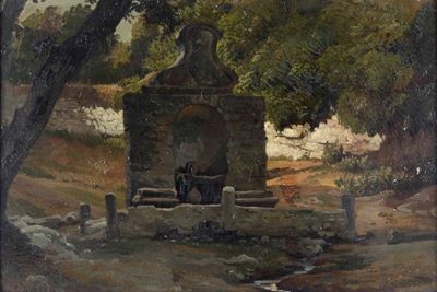 Adrian Ludwig Richter (1803-1884)scorcio Dell’ariccia