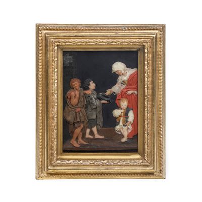 La Carità di Santa Elisabetta D’ungheria Arte Italiana, Terzo Quarto del XVIII Secolo Francesco P...
