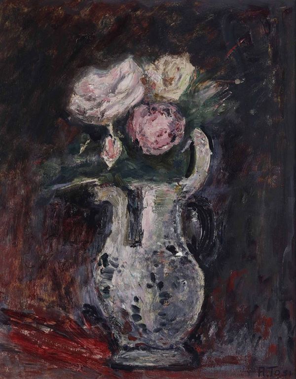 Arturo Tosi (1871-1956) Vaso di fiori
