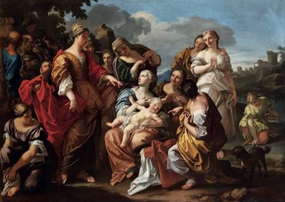 Anton Domenico Gabbiani (firenze 1652-1726), nei Modi Diritrovamento di Mosè