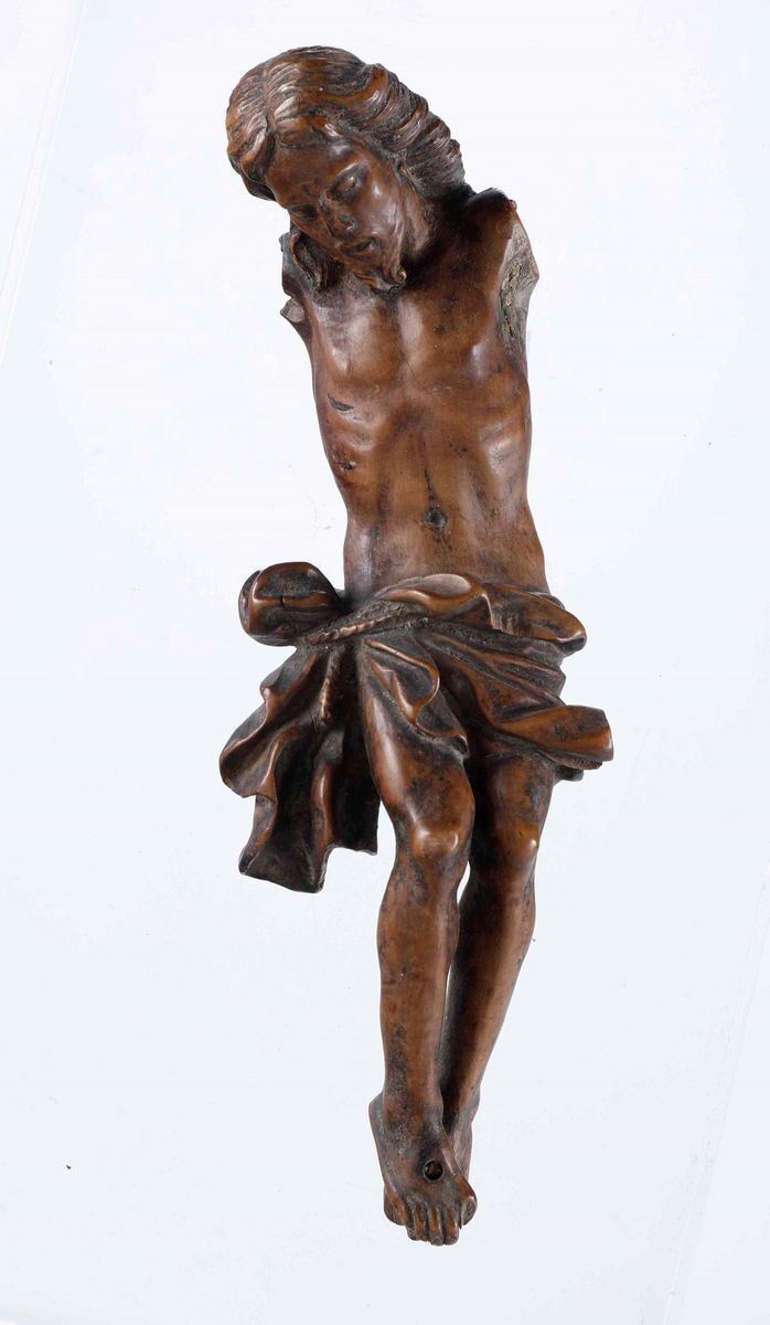 Cristo mutilo in legno di bosso  - Asta Antiquariato | Cambi Time - Cambi Casa d'Aste