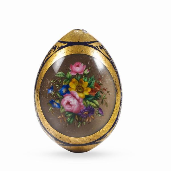 A porcelain Easter egg, Russia, 1800s