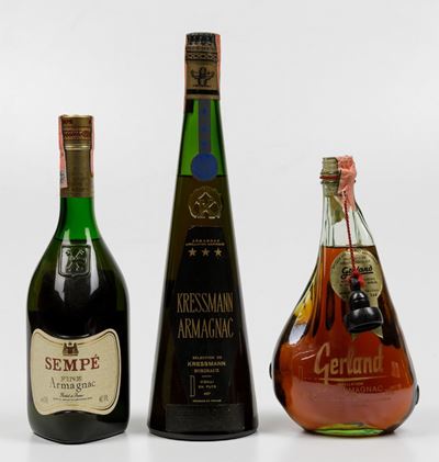 Gerland, Bas Armagnac Sempè, Fine Armagnac Kressmann, Armagnac