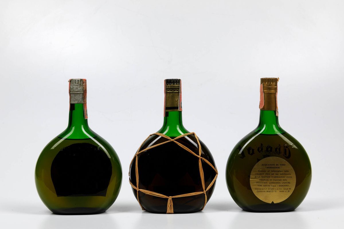 Dussaut, Armagnac 3 Stelle Kressmann, Armagnac Chabot, Armagnac Chabot Blason D'or