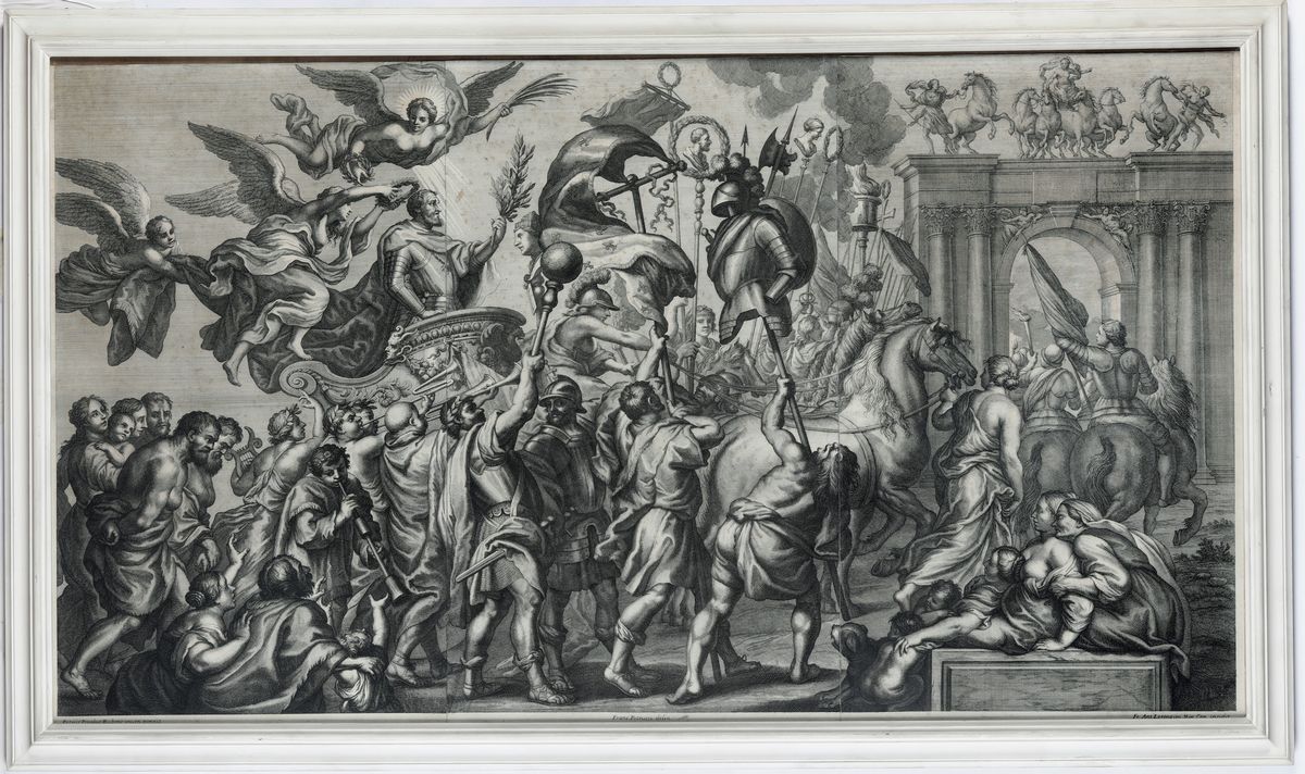 Gian Antonio Lorenzini (1665-1740)scene Storiche (da Rubens)