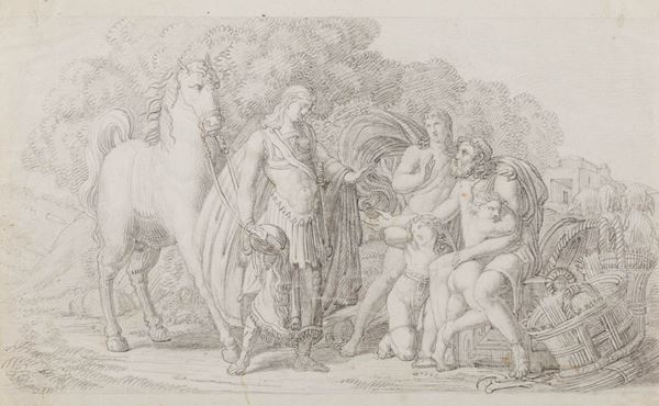 Pelagio Palagi (Bologna 1775 - Torino 1860), attribuito a Scena mitologica