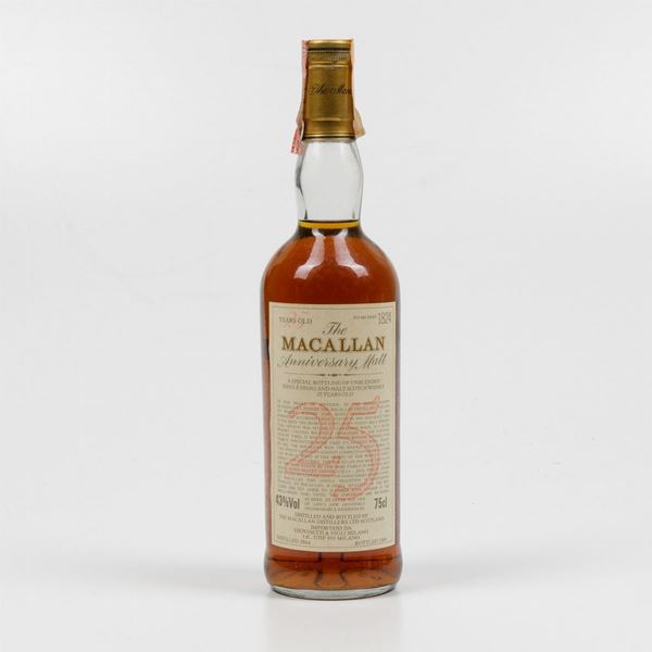 Macallan, Single Highland Malt Scotch Whisky Anniversary 25 years old