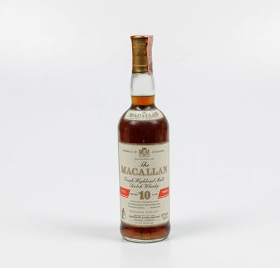 Macallan, Single Highland Malt Scotch Whisky 10 Years Old Full Proof Sherry Wood