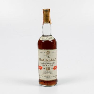 Macallan, Single Highland Malt Scotch Whisky 10 Years Old Full Proof Sherry Wood