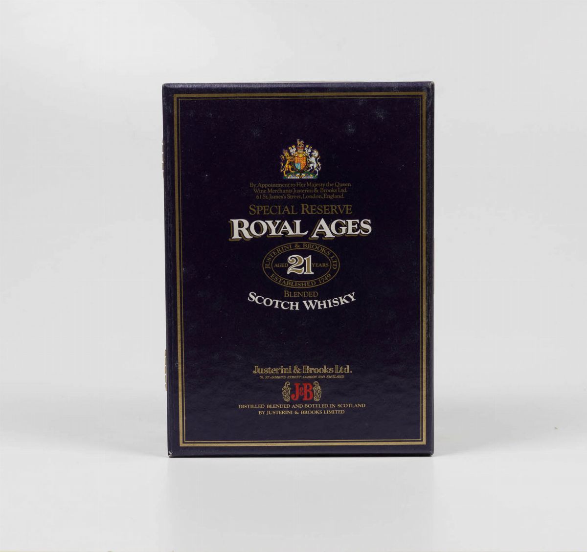 Justerini & Brooks, Blended Scotch Whisky Special Reserve Royal Ages 21 Years Old