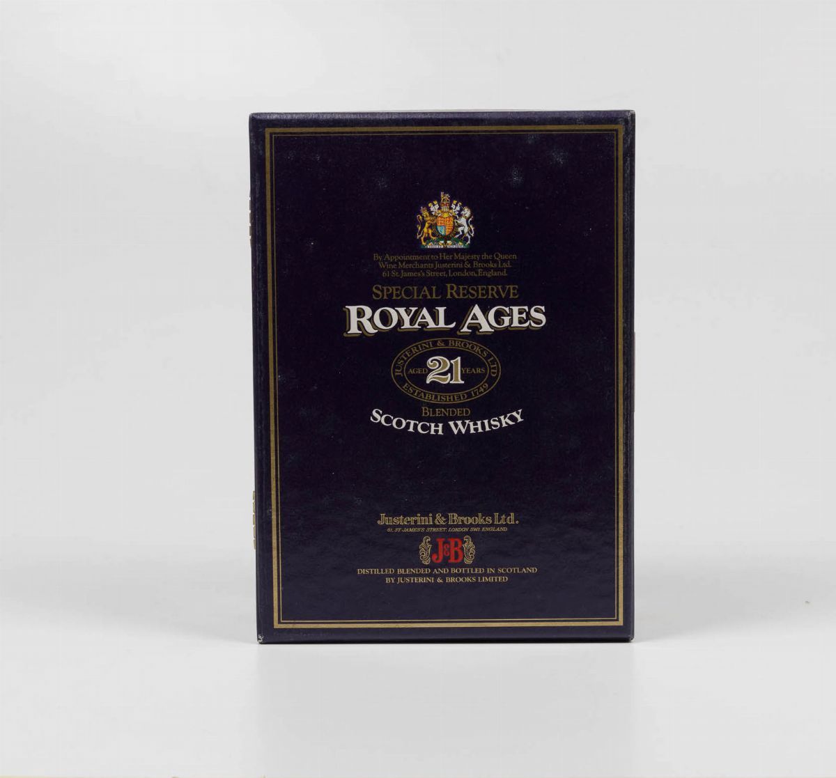 Justerini & Brooks, Blended Scotch Whisky Special Reserve Royal Ages 21 Years Old