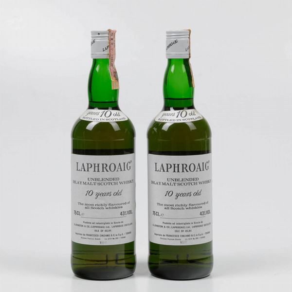 Laphroaig, Unblended Islay Malt Scotch Whisky 10 years old