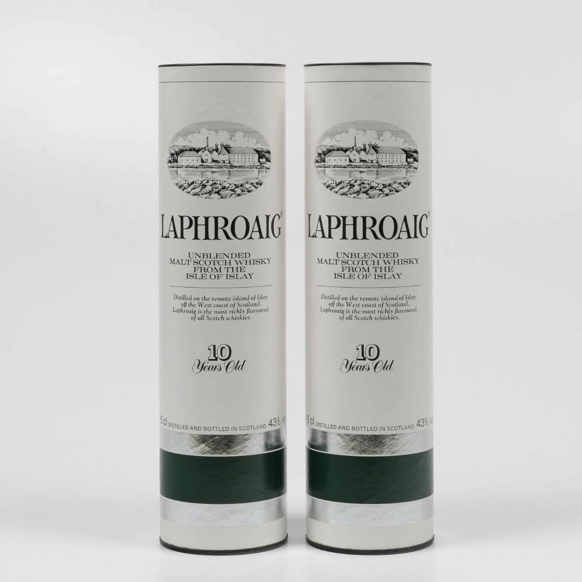 Laphroaig, Unblended Islay Malt Scotch Whisky 10 Years Old