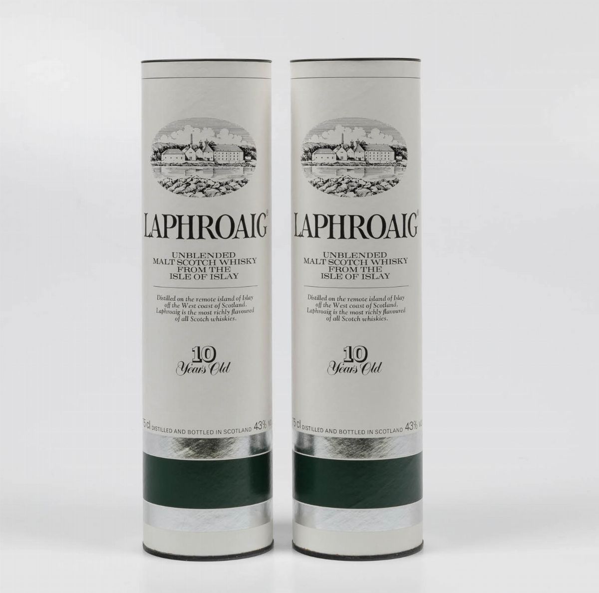 Laphroaig, Unblended Islay Malt Scotch Whisky 10 Years Old