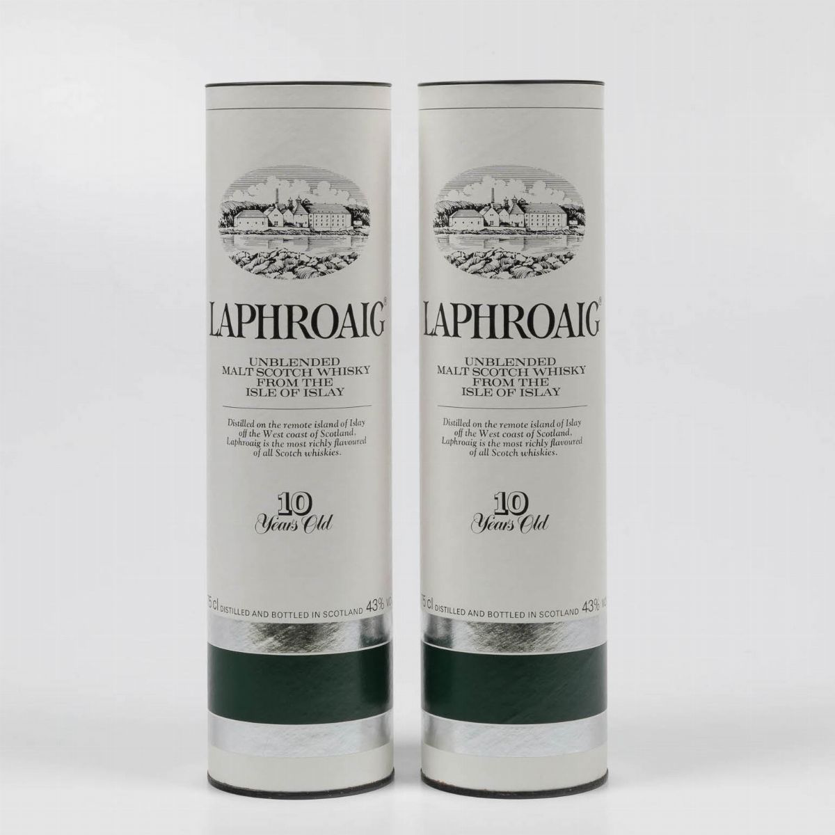 Laphroaig, Unblended Islay Malt Scotch Whisky 10 Years Old
