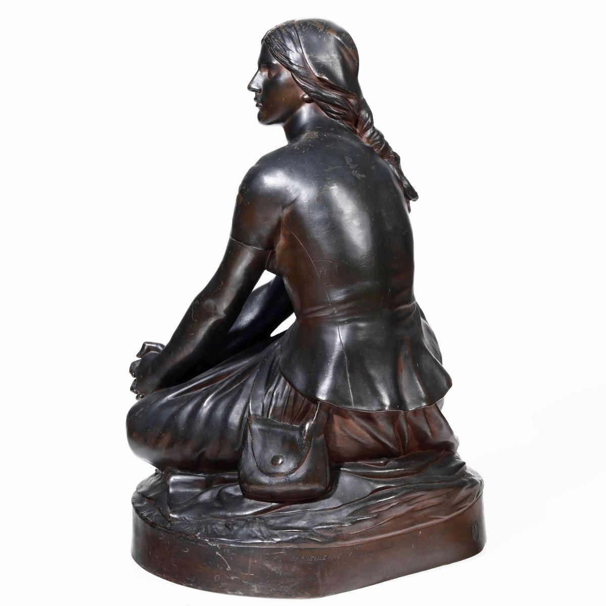 Henri Chapu (1833-1891)giovanna D'arco a Domrémy