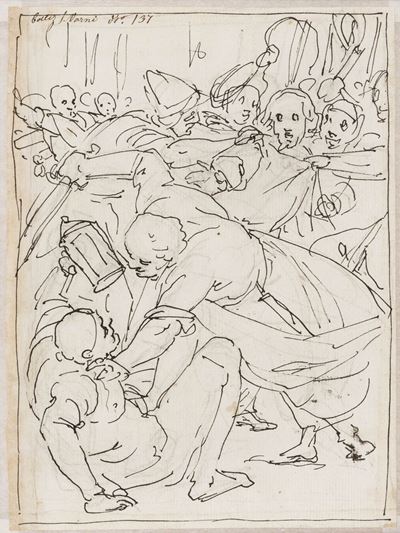 Giovanni Battista Paggi (genova 1554-1627)cattura di Cristo