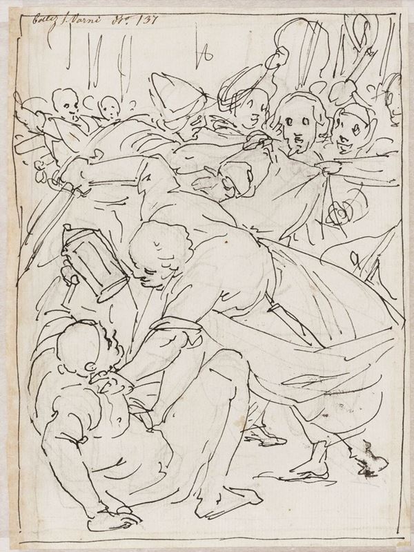 Giovanni Battista Paggi (Genova 1554-1627) Cattura di Cristo