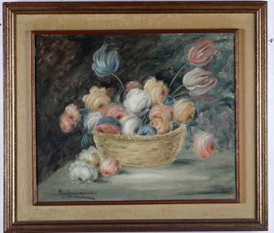 Pompeo Rubinacci (1893 - 1972)natura Morta con Fiori