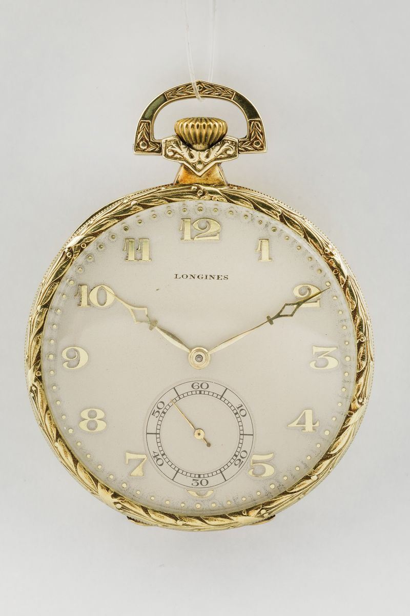 LONGINES - Orologio da taschino cassa in oro 14k  - Auction Watches | Timed Auction - Cambi Casa d'Aste