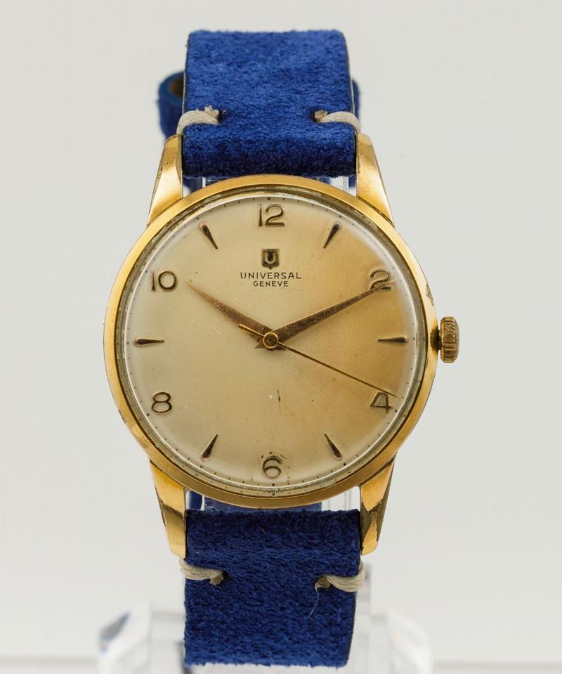 UNIVERSAL GENEVE - Orologio da polso solo tempo laminato anni '50  - Auction Watches | Timed Auction - Cambi Casa d'Aste