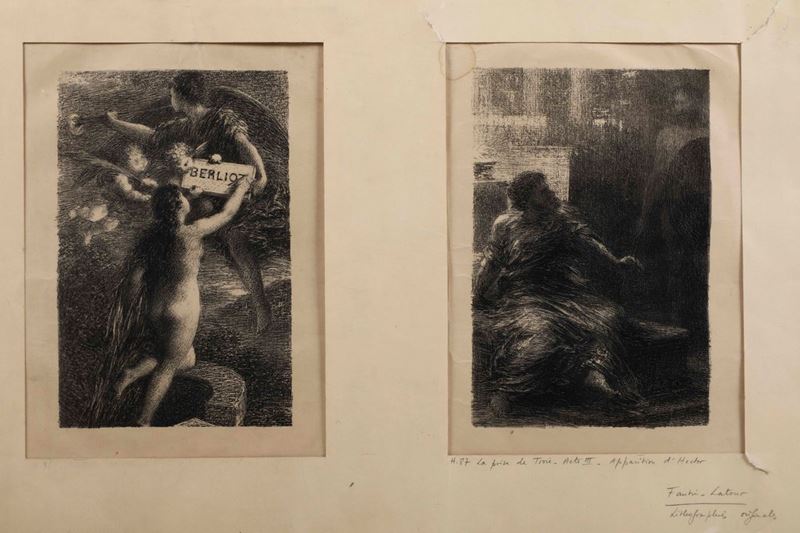 Henri Fantin - Latour La prise de Troie...Sec. XIX e frontespizio  - Auction Old Prints and Engravings | Cambi Time - Cambi Casa d'Aste