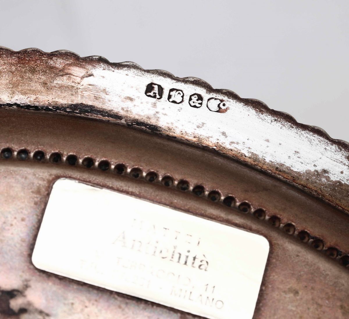 Salver Metallo Argentato Inghilterra XIX-XX Secolo