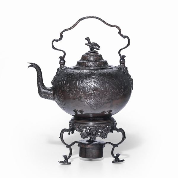 A bronze and copper kettle, Russia, 1770ca