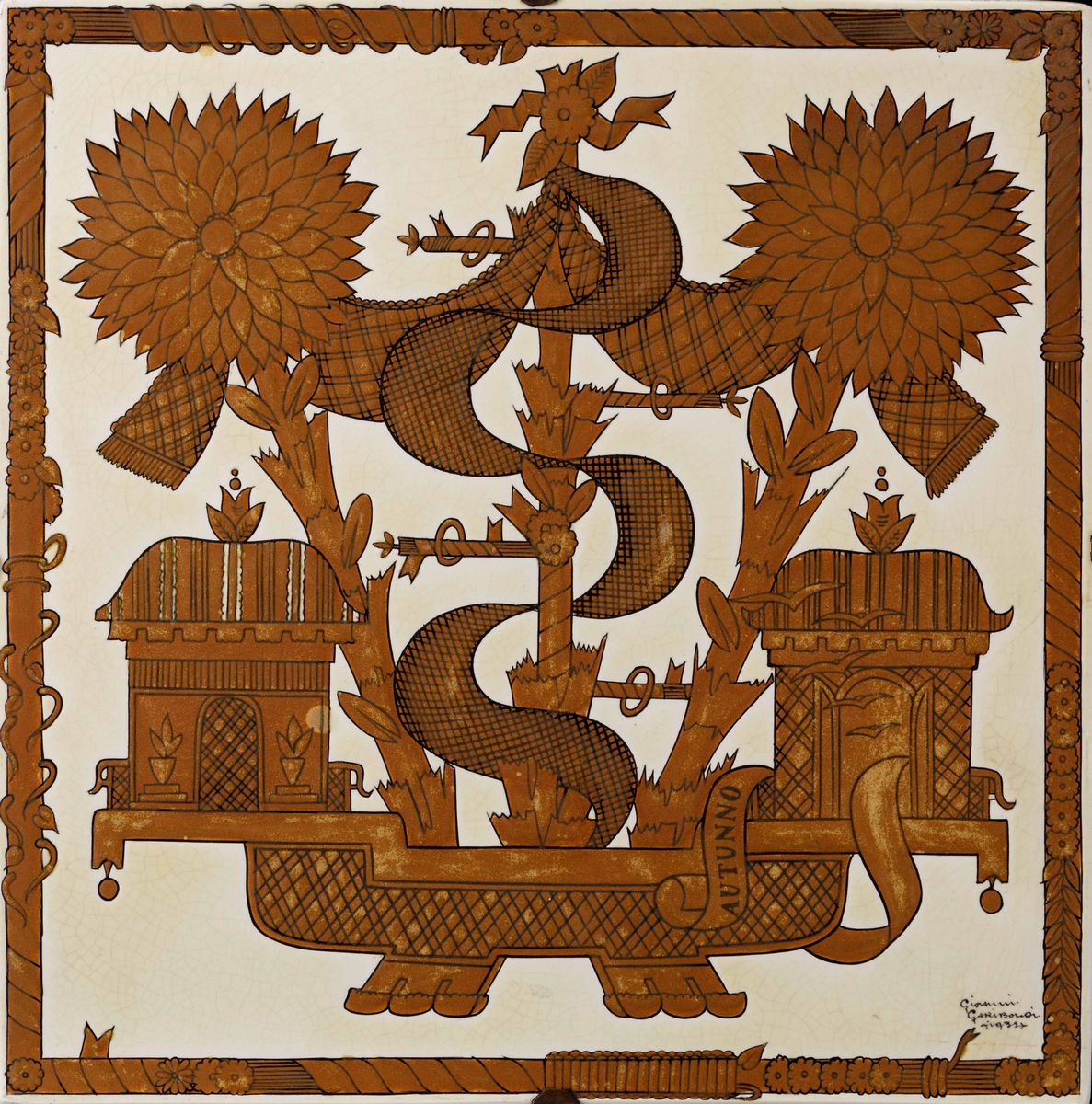 Giovanni Gariboldi (1908-1971) Richard Ginori, San Cristoforo, Milano, 1932 Ca