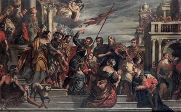 Paolo Caliari detto il Veronese (Verona 1528 - Venezia 1588), copia da San Marco e San Marcellino condotti al martirio