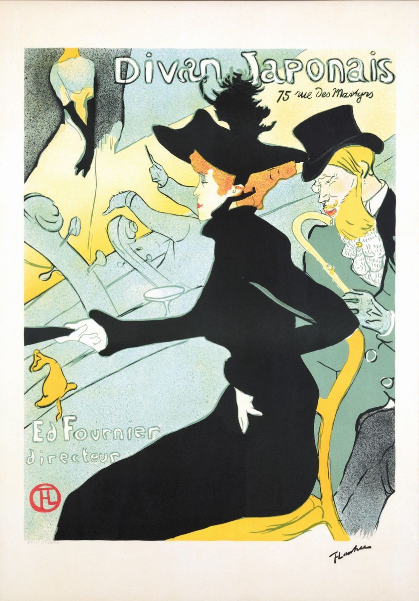 Henri De Toulouse-lautrec (1864-1901)divan Japonais