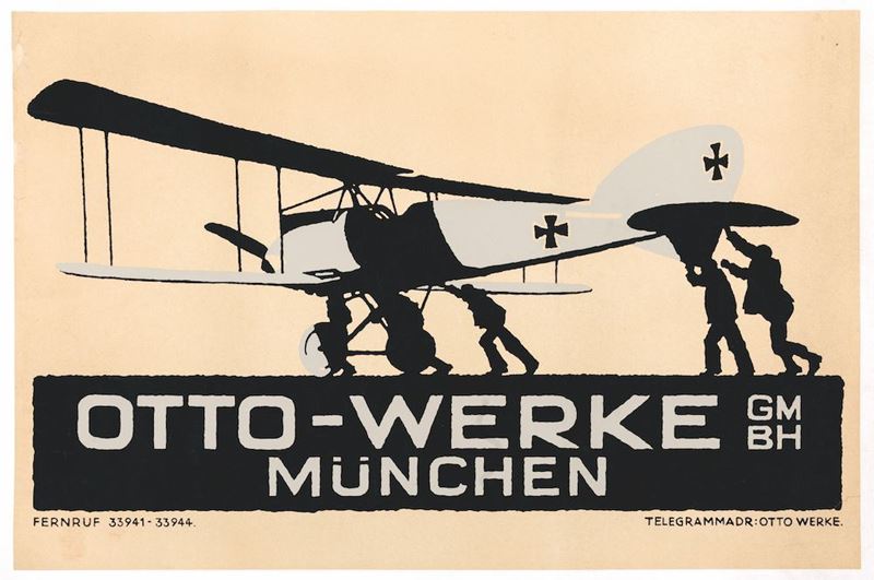 Ludwig Hohlwein (1874-1949) OTTO WERKE MUNCHEN  - Asta Manifesti d'epoca - Cambi Casa d'Aste